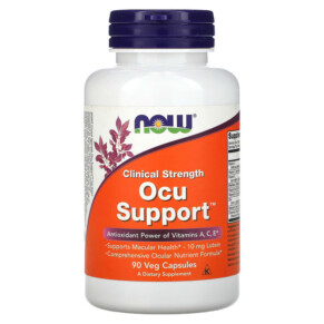 NOW Foods Clinical Strength Ocu Support 90 Veg Capsules 733739033017