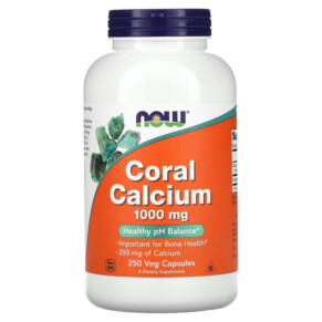 NOW Foods Coral Calcium 1.000 mg 250 Veg Capsules 733739012791