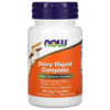 NOW Foods Dairy Digest Complete 90 Veg Capsules 733739029560