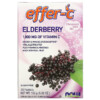 NOW Foods Effer-C Effervescent Drink Mix Elderberry 1.000 mg 30 Packets 5.5 g Each 733739005984