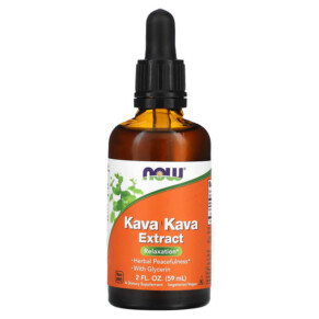 NOW Foods Kava Kava Extract Liquid 2 fl oz (59 ml) 733739048936