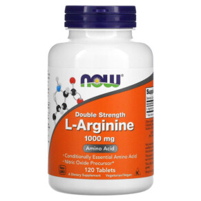 NOW Foods L-Arginine Double Strength 1.000 mg 120 Tablets 733739000354