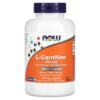 NOW Foods L-Carnitine 500 mg 180 Veg Capsules 733739000736