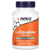NOW Foods L-Citrulline 750 mg 90 Veg Capsules 733739000835
