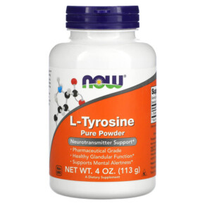 NOW Foods L-Tyrosine Pure Powder 4 oz (113 g) 733739002655