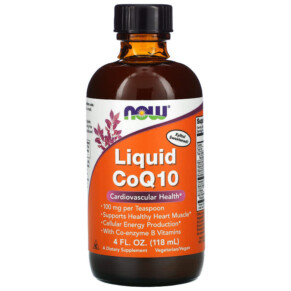 NOW Foods Liquid CoQ10 100 mg  4 fl oz (118 ml) 733739031860