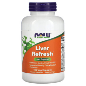 NOW Foods Liver Refresh 180 Veg Capsules 733739024497