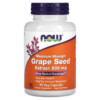 NOW Foods Maximum Strength Grape Seed Extract 500 mg 90 Veg Capsules 733739033956