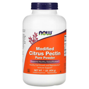 NOW Foods Modified Citrus Pectin Pure Powder 1 lb (454 g) 733739030764