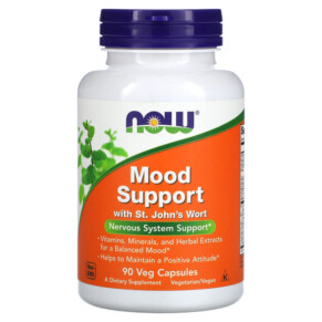 NOW Foods Mood Support with St. John's Wort 90 Veg Capsules 733739033512