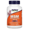 NOW Foods MSM Methylsulfonylmethane 1.000 mg 120 Veg Capsules 733739021205
