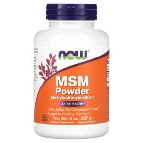 NOW Foods MSM Powder 8 oz (227 g) 733739021250