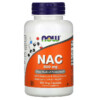 NOW Foods NAC 600 mg 100 Veg Capsules 733739000859