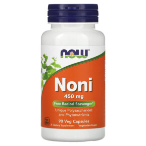 NOW Foods Noni 450 mg 90 Veg Capsules 733739047120