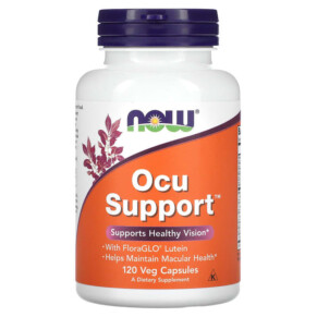 NOW Foods Ocu Support 120 Veg Capsules 733739033024