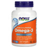 NOW Foods Omega-3 180 EPA / 120 DHA 100 Softgels 733739016508