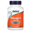 NOW Foods Omega-3 Fish Oil 90 Softgels 733739016560