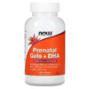 NOW Foods Prenatal Gels + DHA 180 Softgels 733739038111