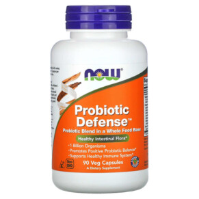 NOW Foods Probiotic Defense 90 Veg Capsules 733739029188