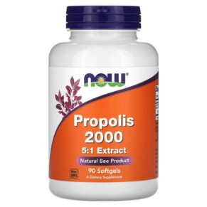 NOW Foods Propolis 2000 5:1 Extract 90 Softgels 733739025432