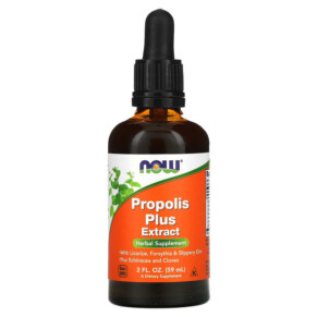 NOW Foods Propolis Plus Extract 2 fl oz (59 ml) 733739049209
