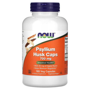 NOW Foods Psyllium Husk Caps 700 mg 180 Veg Capsules 733739059734