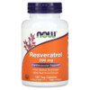 NOW Foods Resveratrol 200 mg 120 Veg Capsules 733739033543