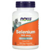NOW Foods Selenium 200 mcg 180 Veg Capsules 733739014863