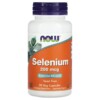 NOW Foods Selenium 200 mcg 90 Veg Capsules 733739014856