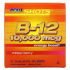 NOW Foods Shots B-12 Mixed Berry 10.000 mcg 12 Shots 0.5 fl oz (15 ml) Each 733739004536