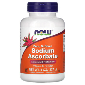 NOW Foods Sodium Ascorbate Powder 8 oz (227 g) 733739007605