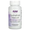 NOW Foods Solutions Hydration Rescue with Hyabest Hyaluronic Acid 60 Veg Capsules 733739033888