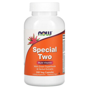 NOW Foods Special Two Multi Vitamin 240 Veg Capsules 733739038692