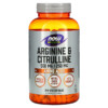 NOW Foods Sports Arginine & Citrulline 240 Veg Capsules 733739000385