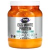 NOW Foods Sports Egg White Protein Protein Powder Unflavored 1.2 lbs (544 g) 733739020406