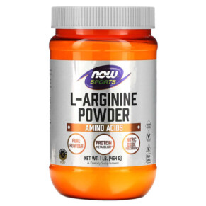 NOW Foods Sports L-Arginine Powder 1 lb (454 g) 733739002105