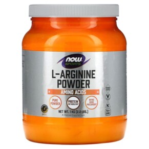NOW Foods Sports L-Arginine Powder 2.2 lbs (1 kg) 733739002112