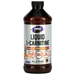 NOW Foods Sports L-Carnitine Liquid Tropical Punch 1.000 mg 16 fl oz (473 ml) 733739000668