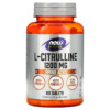 NOW Foods Sports L-Citrulline 1.200 mg 120 Tablets 733739001160