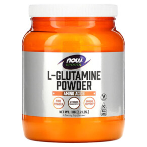 NOW Foods Sports L-Glutamine Powder 2.2 lbs (1 kg) 733739002228