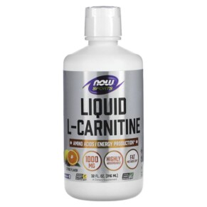 NOW Foods Sports Liquid L-Carnitine Citrus 1.000 mg 32 fl oz (946 ml) 733739000699