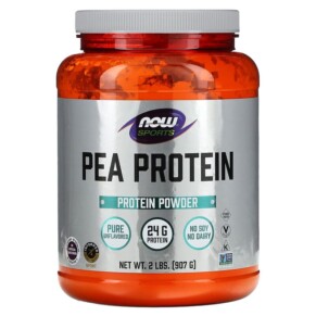 NOW Foods Sports Pea Protein Pure Unflavored 2 lbs (907 g) 733739021359