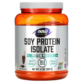NOW Foods Sports Soy Protein Isolate Creamy Chocolate 2 lbs (907 g) 733739021434