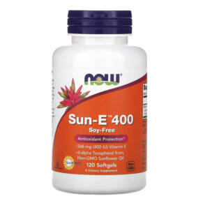 NOW Foods Sun-E 400 120 Softgels 733739009364