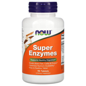 NOW Foods Super Enzymes 90 Tablets 733739029607