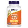 NOW Foods Super Omega 3-6-9 1.200 mg 90 Softgels 733739018397