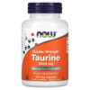 NOW Foods Taurine Double Strength 1.000 mg 100 Veg Capsules 733739001429