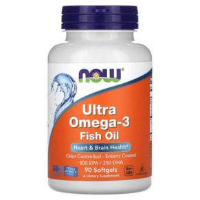NOW Foods Ultra Omega-3 90 Softgels 733739016614