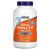 NOW Foods Ultra Omega 3-D 600 EPA / 300 DHA 180 Fish Softgels 733739016645