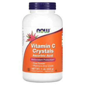 NOW Foods Vitamin C Crystals 1 lb (454 g) 733739007919